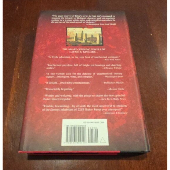 Language Of Bees Laurie R. King SIGNED 1st Printing 1st Edition 2009 HC DJ - Picture 3 of 15